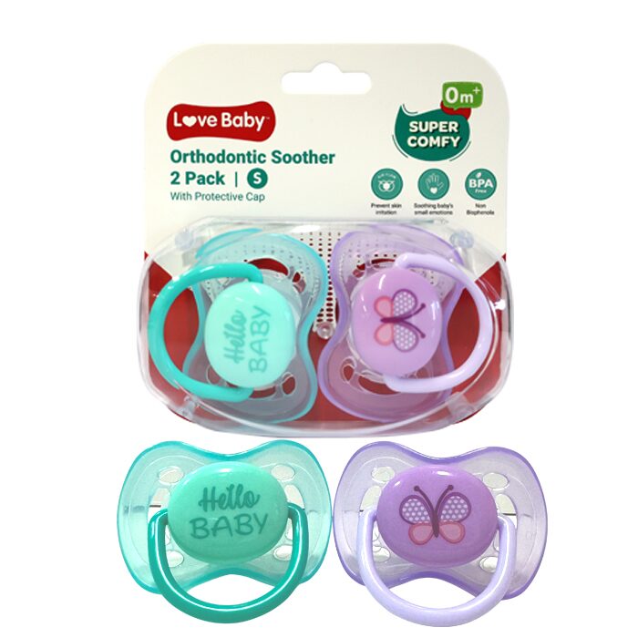 image.png Love Baby Orthodontic Soother 0 Months Small 2s - Image 1