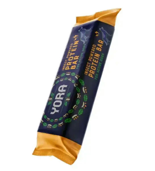 image.png Yora Pet Foods Insect Powered Protein Bar Dog Treat 35G - Image 1