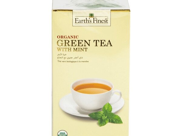 Earth's Finest - Organic Mint Green Tea (25 bags) 37.5g