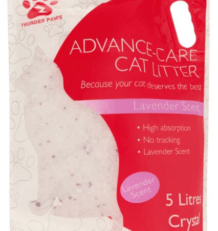 Thunder Paws Advance Care Lavender Crystal Cat Litter 5L