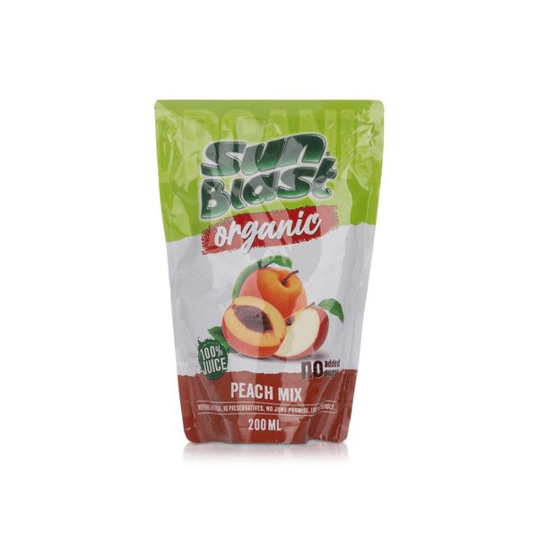 xKB16IMuMgv6iSYsBX-7OdubROLlYVq0yU-9YW4ar94 Organic Juice Peach Mix 200ML Sunblast - Image 1